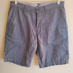 14 & Union shorts. Dark blue denim color.